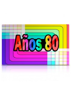 Tapete Alfombrilla: Modelo Años 80