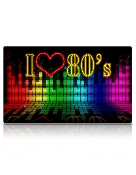 Tapete Alfombrilla: Modelo I Love 80